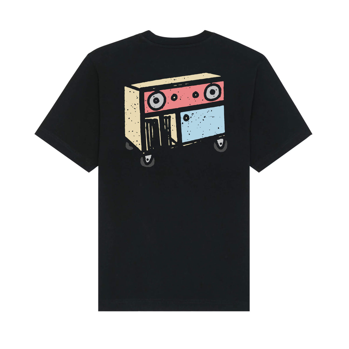 Oversized color doodle T-shirt