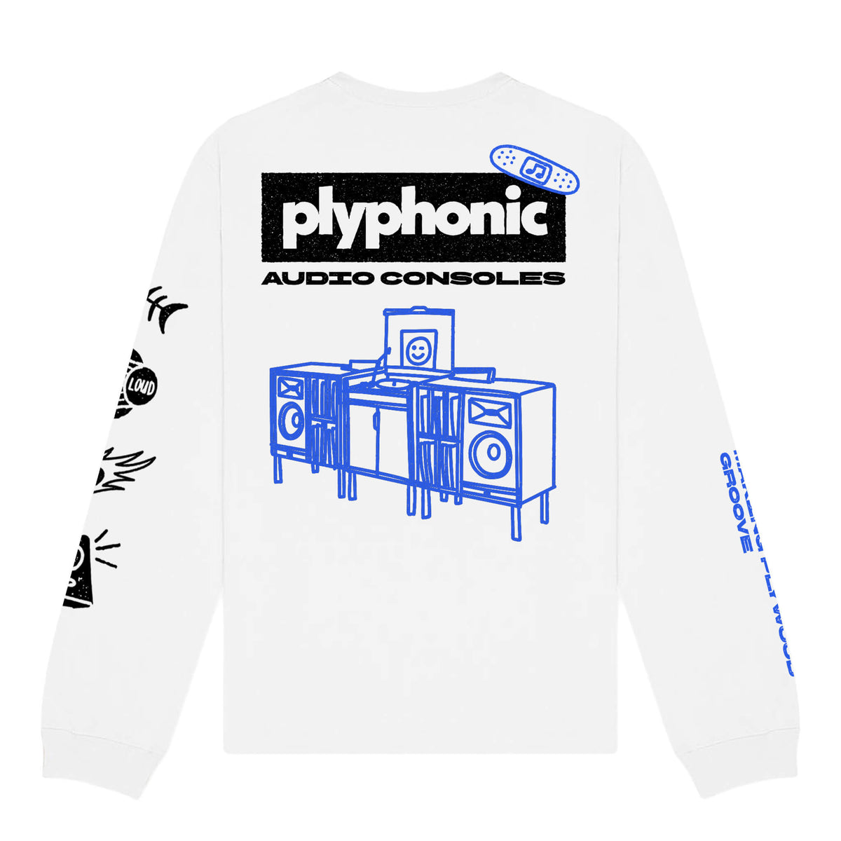 Oversized Halftone model A T-shirt